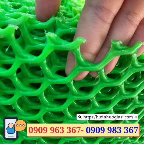 Lưới nhựa mắt cáo màu xanh giá rẻ lưới mắt cáo nhựa