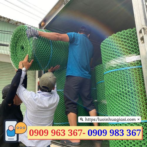 Sỉ rẻ lưới nhựa lỗ nhỏ làm lồng cá đẻ lưới nhựa mắt cáo màu xanh