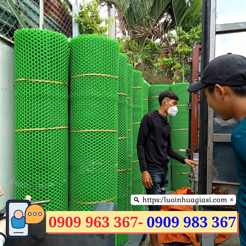 Lưới nhựa mắt cáo là gì? mua ở đâu rẻ? lưới nhựa mắt cáo màu xanh lá khổ 2m