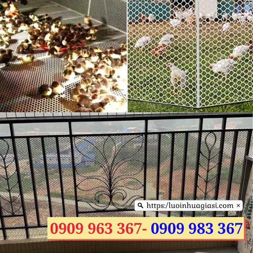 Lưới nhựa mắt cáo lỗ to, lỗ nhỏ giá rẻ ứng dụng của lưới nhựa cứng mắt cáo