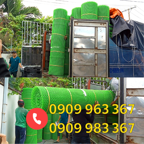 Bán lưới nhựa mắt cáo 1 ly 2 ly 3 ly giá rẻ tốt lưới nhựa mắt cáo màu xanh lá