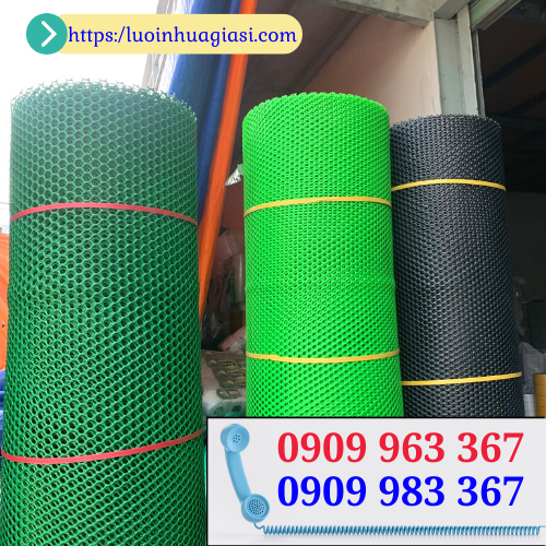 Lưới nhựa lót sàn chăn nuôi loại nào tốt giá rẻ? lưới nhựa mắt cáo nhiều màu