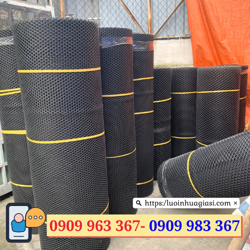 Lưới nhựa mắt cáo là gì? mua ở đâu rẻ? lưới nhựa mắt cáo màu đen