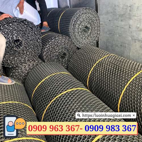 Lưới nhựa mắt cáo màu xanh, đen, trắng giá rẻ TPHCM lưới nhựa mắt cáo màu đen