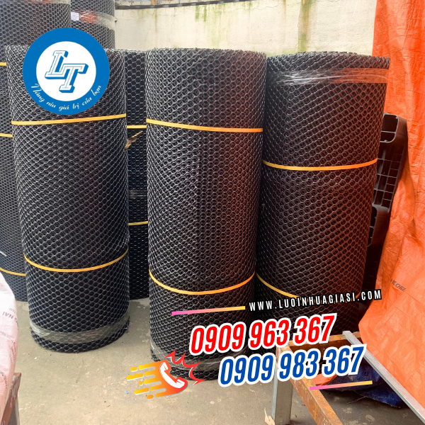 LƯỚI NHỰA MẮT CÁO 10MM ĐEN KHỔ 1M GIÁ RẺ LƯỚI NHỰA MẮT CÁO 10MM ĐEN KHỔ 1M GIÁ RẺ