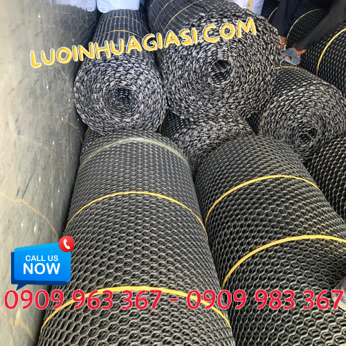 Lưới nhựa cứng màu đen lót sàn giá rẻ lưới nhựa mắt cáo màu đen