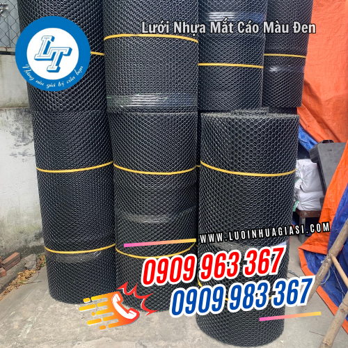 lưới nhựa mắt cáo màu đen sản xuất tại xưởng lưới nhựa mắt cáo màu đen sản xuất tại xưởng