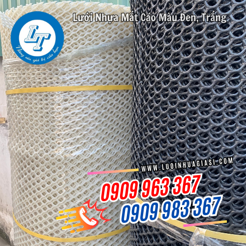 lưới nhựa mắt cáo màu đen trắng giá rẻ tại xưởng lưới nhựa mắt cáo màu đen trắng giá rẻ tại xưởng