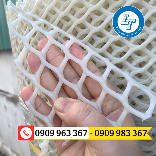 Lưới nhựa trắng mắt cáo giá sỉ lưới nhựa mắt cáo màu trắng