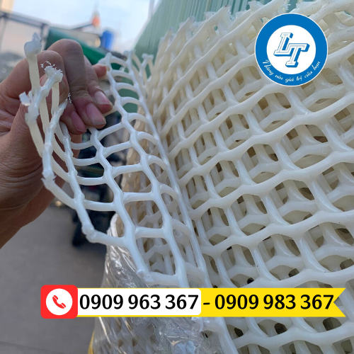 Lưới nhựa trắng mắt cáo giá sỉ lưới nhựa mắt cáo màu trắng