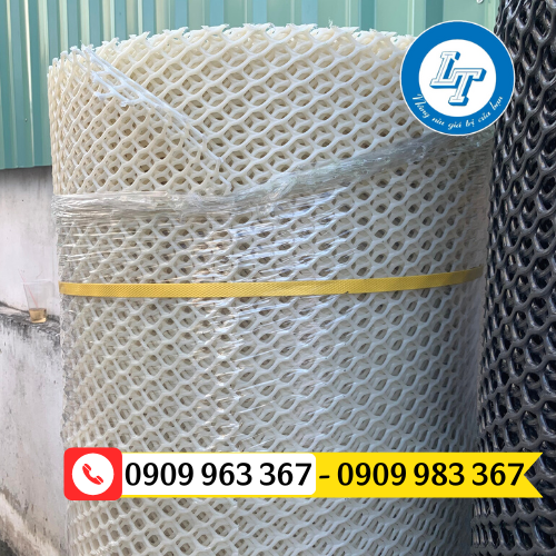 Lưới nhựa trắng mắt cáo giá sỉ lưới nhựa mắt cáo màu trắng