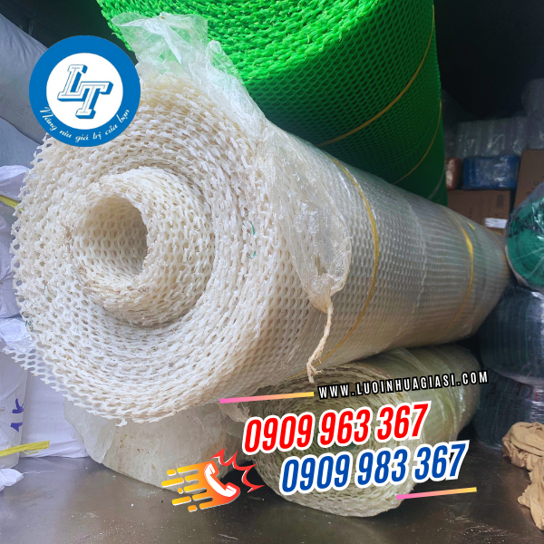 SẢN XUẤT LƯỚI NHỰA DẺO ĐỦ LOẠI CUNG CẤP SỈ TOÀN QUỐC lưới nhựa mắt cáo màu trắng