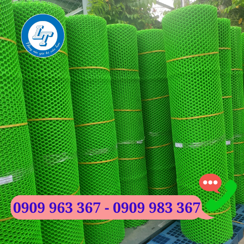Sản xuất lưới nhựa mắt cáo giá rẻ lưới nhựa mắt cáo màu xanh lá