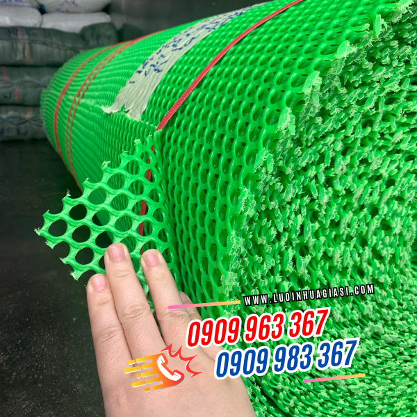 BÁO GIÁ LƯỚI RÀO NHỰA DẺO CHO ĐẠI LÝ lưới nhựa mắt cáo màu xanh