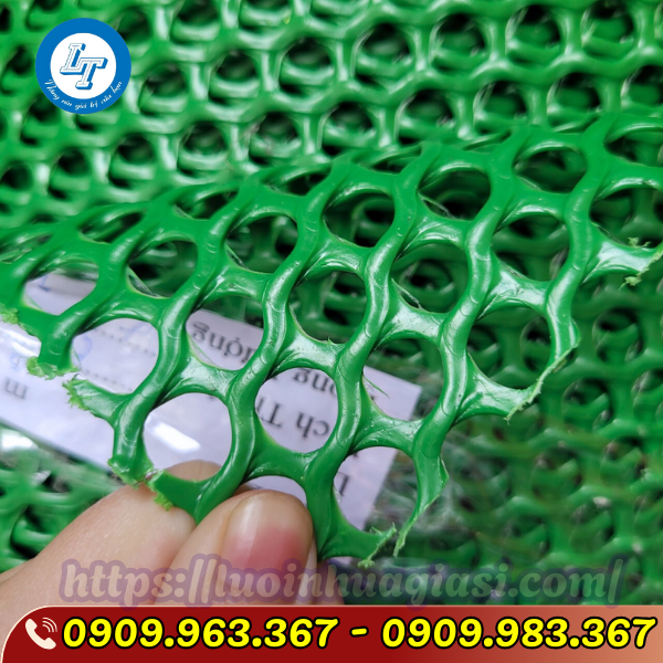 ĐẠI LÝ CHUYÊN SỈ LƯỚI NHỰA CỨNG MÀU XANH TẠI TPHCM lưới nhựa mắt cáo màu xanh