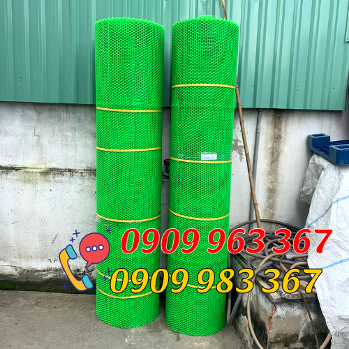 Kích thước lưới nhựa mắt cáo giá rẻ lưới nhựa mắt cáo màu xanh khổ 2m
