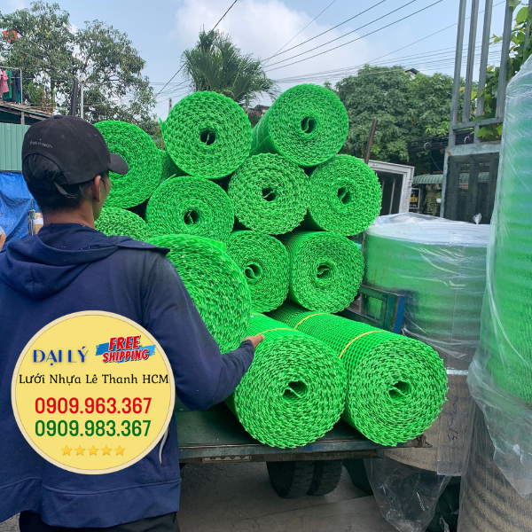 Làm chuồng gà bằng lưới nhựa mắt cáo giá rẻ hiệu quả cao lưới nhựa mắt cáo xanh