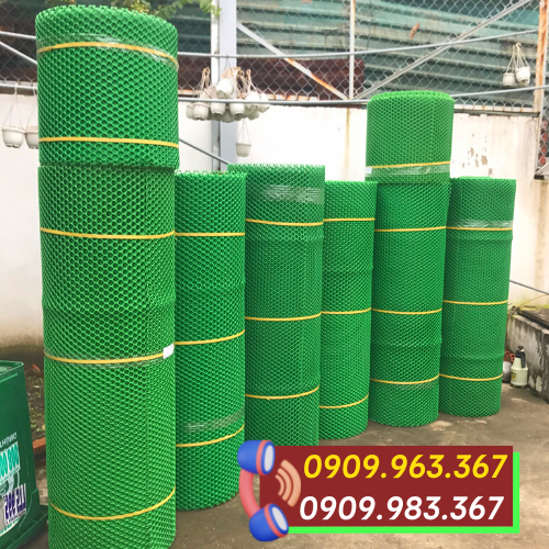 Lưới nhựa xanh rào gà giá sỉ rẻ lưới nhựa xanh mắt cáo