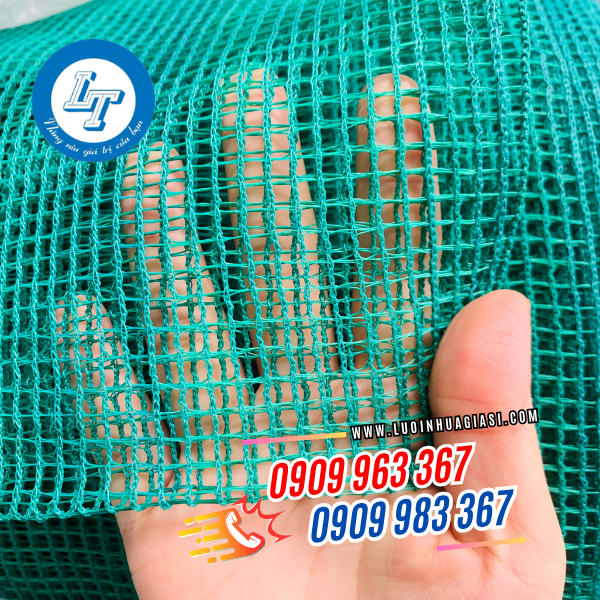 TÌM MUA LƯỚI QUÂY VƯỜN TRỒNG RAU NUÔI GÀ Ở ĐÂU GIÁ RẺ? lưới cước xanh ô vuông