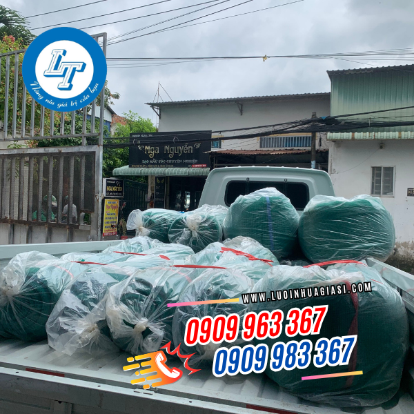TÌM MUA LƯỚI QUÂY VƯỜN TRỒNG RAU NUÔI GÀ Ở ĐÂU GIÁ RẺ? lưới cước ô vuông giao đơn toàn quốc