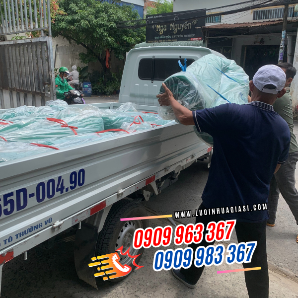 LƯỚI NHỰA LÀM HÀNG RÀO CÓ BỀN KHÔNG? LOẠI NÀO GIÁ RẺ? lưới cước ô vuông xanh