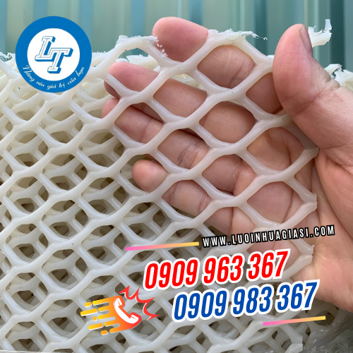 Nơi bán lưới nhựa mắt cáo màu trắng giá rẻ lưới nhựa mắt cáo màu trắng