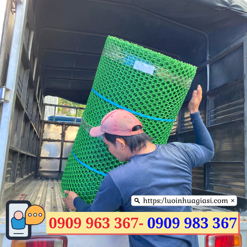 Lưới nhựa mắt cáo màu xanh, đen, trắng giá rẻ TPHCM lưới nhựa mắt cáo màu xanh lá cây