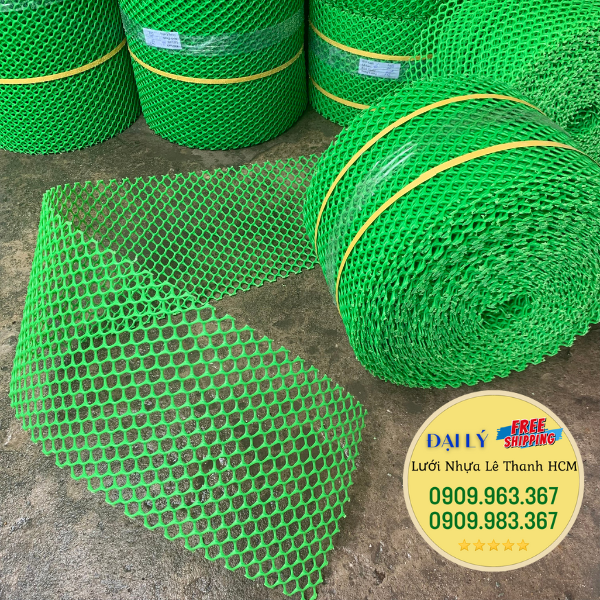 Giá lưới nhựa xanh mắt cáo tại Lê Thanh lưới nhựa mắt cáo màu xanh