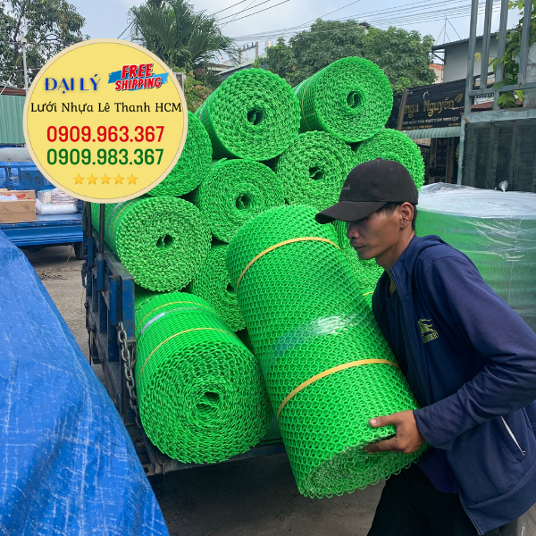 Giá lưới nhựa xanh mắt cáo tại Lê Thanh lưới nhựa mắt cáo xanh