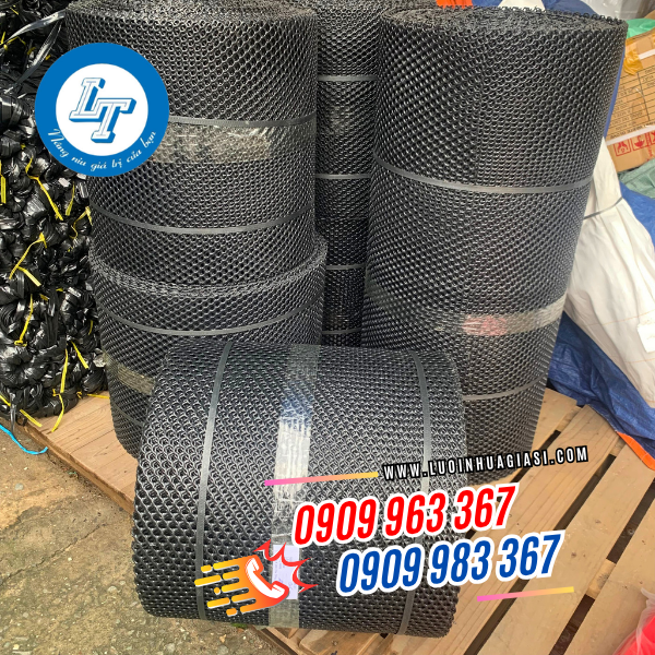 LƯỚI NHỰA TRỒNG CÂY, LÀM HÀNG RÀO GIÁ SỈ TẠI KHO lưới nhựa mắt cáo màu đen