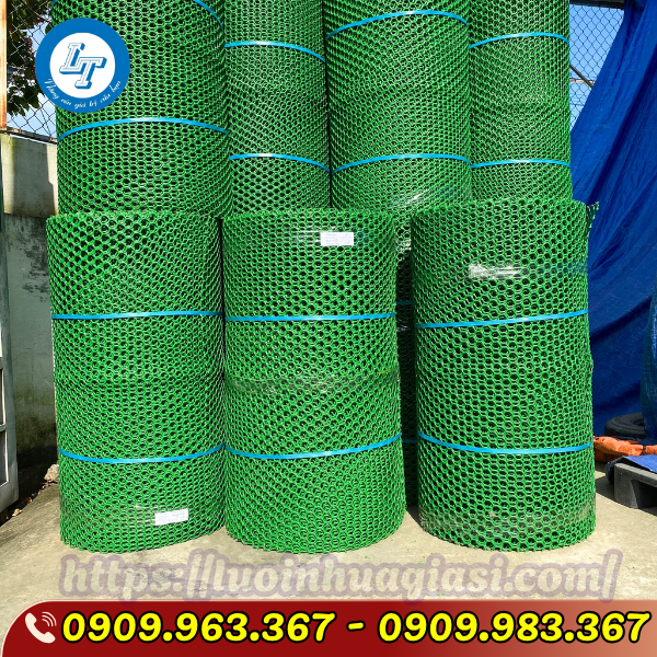 Ở ĐÂU CÓ BÁN LƯỚI NHỰA MẮT CÁO LỖ TO 3CM GIÁ TỐT lưới nhựa mắt cáo màu xanh lá
