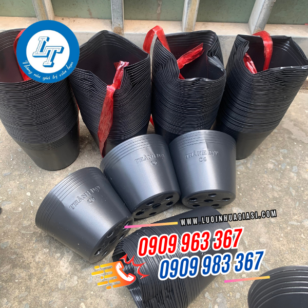 CHẬU NHỰA ĐEN MỀM TRỒNG CÂY C6 CHẬU NHỰA ĐEN MỀM TRỒNG CÂY C6