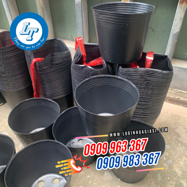 CHẬU NHỰA ĐEN MỀM TRỒNG CÂY C6 CHẬU NHỰA ĐEN MỀM TRỒNG CÂY C6