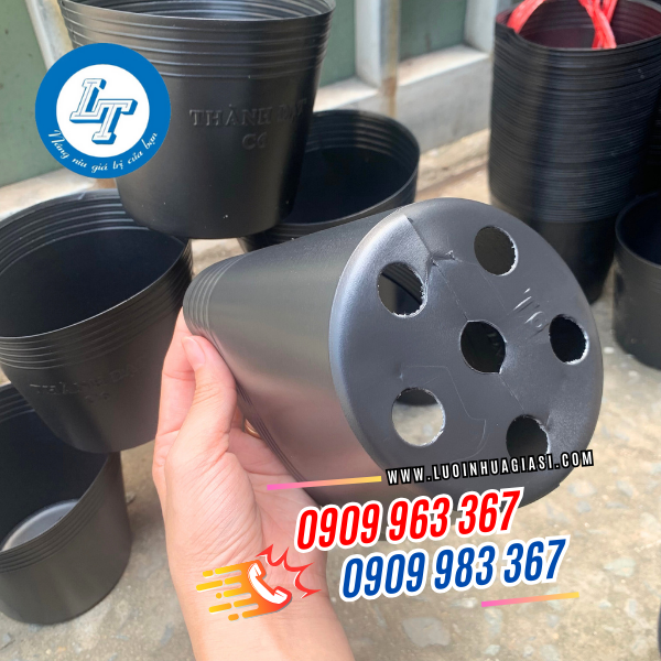 CHẬU NHỰA ĐEN MỀM TRỒNG CÂY C6 CHẬU NHỰA ĐEN MỀM TRỒNG CÂY C6