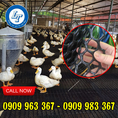 Giá bán sỉ lưới nhựa mắt cáo màu xanh khổ 2m lưới nhựa lót sàn nuôi gà vịt