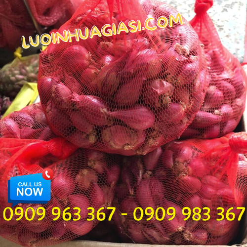 Túi lưới đựng hành tỏi giá rẻ siêu bền túi lưới đựng hành tím