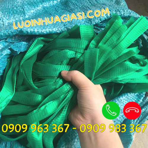 Túi lưới nhựa nhiều màu giá rẻ bán KG túi lưới nhựa màu xanh đựng bưởi