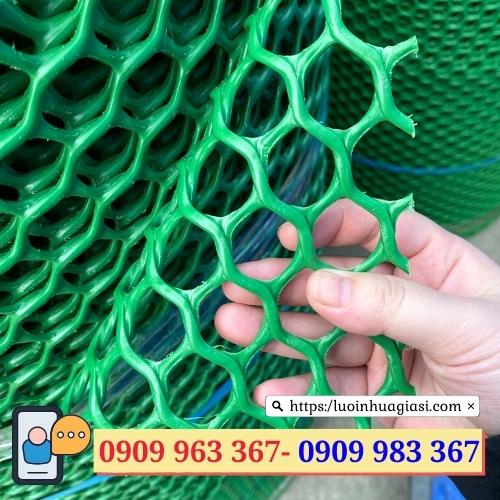 Phân phối lưới nhựa dẻo mắt cáo giá rẻ TPHCM lưới nhựa mắt cáo màu xanh lá