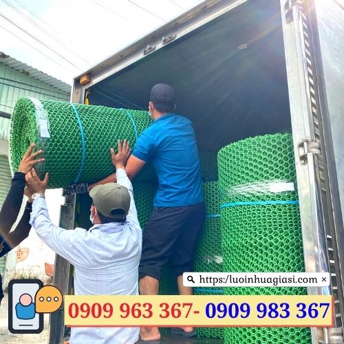 Phân phối lưới nhựa dẻo mắt cáo giá rẻ TPHCM lưới nhựa dẻo mắt cáo màu xanh