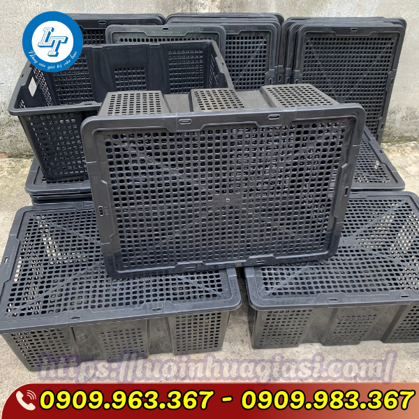 CUNG CẤP SÓNG NHỰA CÓ NẮP ĐẬY GIÁ RẺ TPHCM RỖ XOÀI 30KG