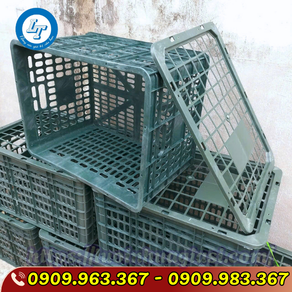 CUNG CẤP SÓNG NHỰA CÓ NẮP ĐẬY GIÁ RẺ TPHCM rỗ xoài 30kg