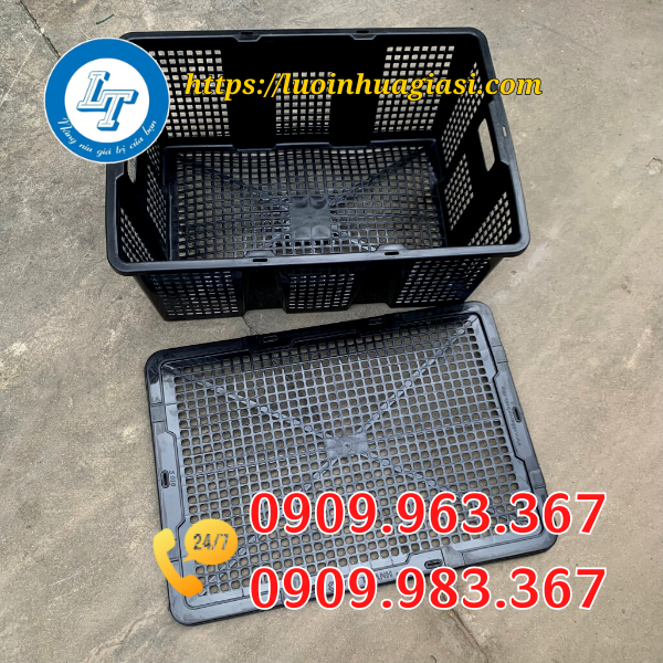 SỌT NHỰA ĐEN ĐỰNG TRÁI CÂY MUA Ở ĐÂU GIÁ RẺ? sọt nhựa đen