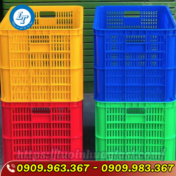 MUA RỖ NHỰA ĐÓNG XOÀI CÓ NẮP Ở ĐÂU GIÁ RẺ sóng nhựa hở nhiều màu