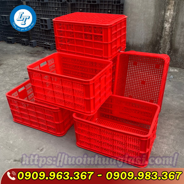 BÁO GIÁ SỌT NHỰA ĐỰNG TRÁI CÂY TẠI NHÀ MÁY SỌT NHỰA MÀU ĐỎ