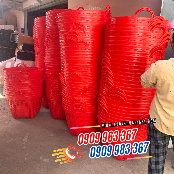 SỌT NHỰA TRÒN LỚN CÓ QUAI GIÁ BỎ SỈ SỌT NHỰA TRÒN