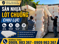 SÀN NHỰA LÓT CHUỒNG CHỊU LỰC TỐT GIÁ BUÔN SỈ