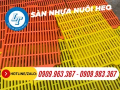 Sàn nhựa làm chuồng heo giá rẻ cho trang trại