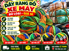 LẤY SỈ DÂY RÀNG ĐỒ CHỞ HÀNG XE MÁY ĐỦ LOẠI Ở ĐÂU HCM?