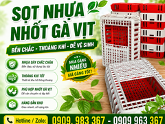 SỌT NHỰA ĐỰNG GÀ CÓ NẮP THOÁNG KHÍ GIÁ TỐT