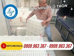 LÊ THANH BÁN RẺ SÀN NHỰA LỖ TRÒN MÀU TRẮNG